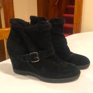 Aquatalia Black Heeled Boots